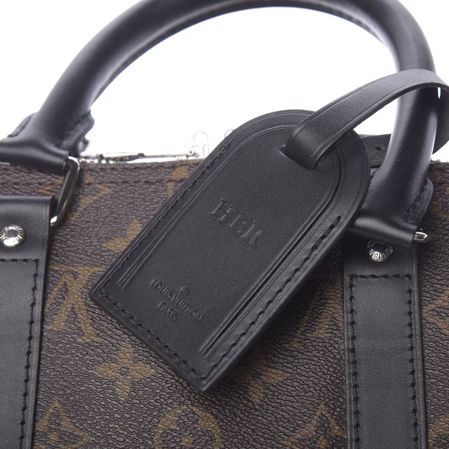 Louis Vuitton Monogram Macassar Keepall Bandouliere 45 8 of 10