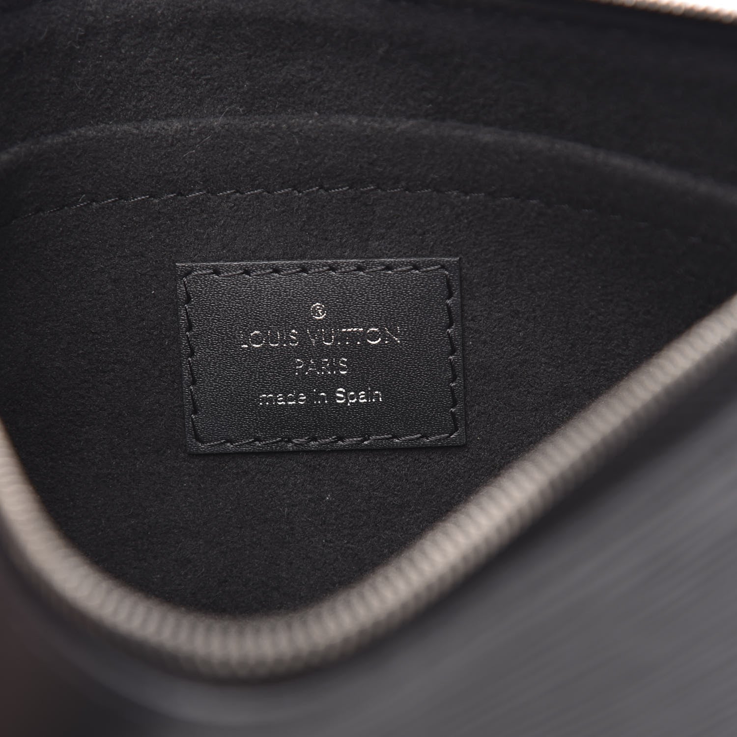 Louis Vuitton Epi Neverfull Pochette MM GM Black 6 of 7