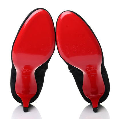 Christian Louboutin Veau Velours Belle 85 Ankle Boots 38 Black 4 of 4