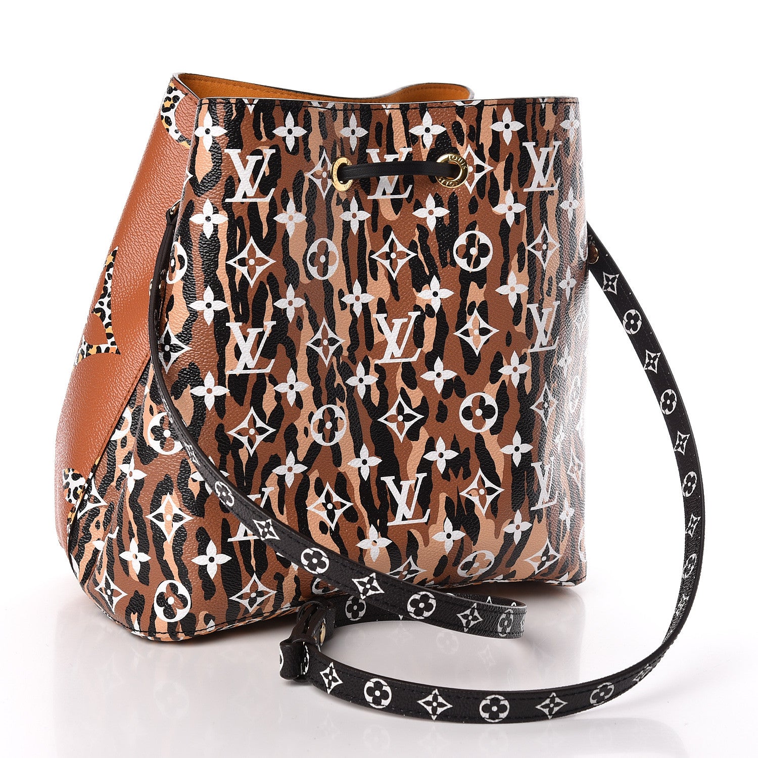 Louis Vuitton Monogram Giant Jungle NéoNoé Caramel 3 of 9
