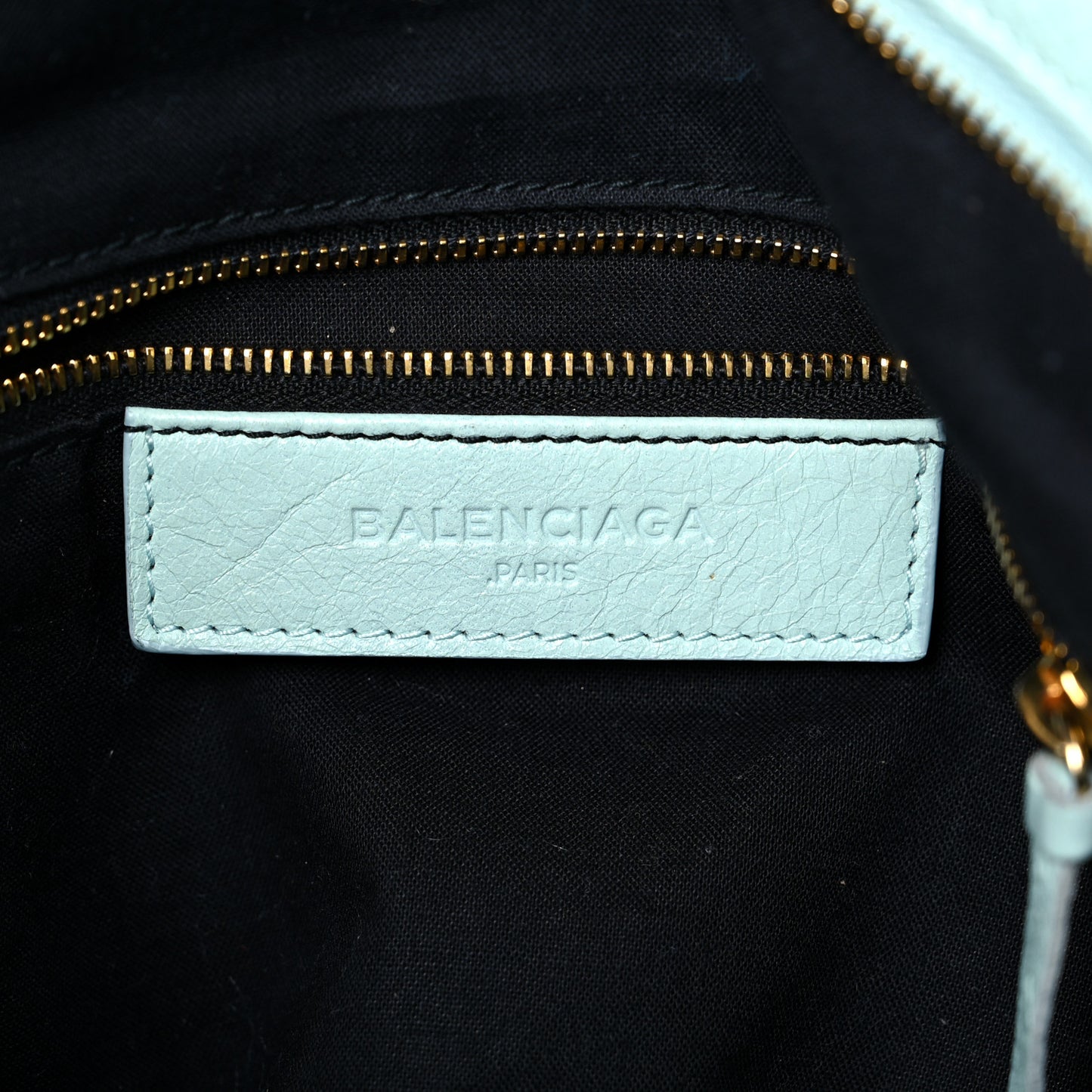 Agneau Classic Gold Hardware Velo Bleu Maldives