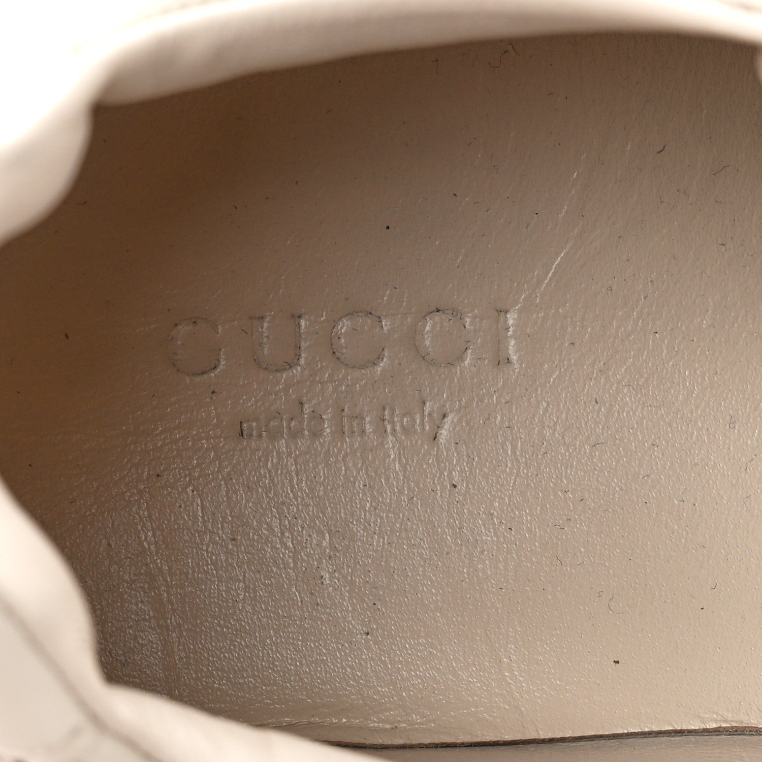 Gucci Calfskin Logo Womens Rhyton Sneakers 38 Ivory 7 of 12