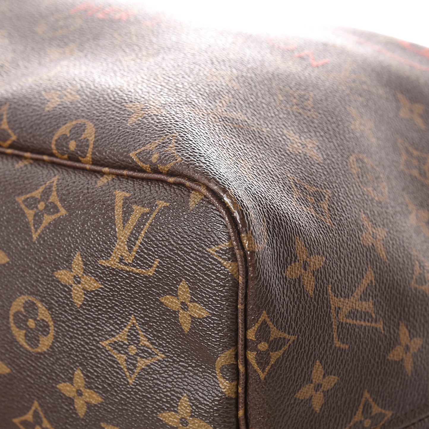 Monogram Articles de Voyage Ikat San Francisco LV Cup Neverfull GM Orange