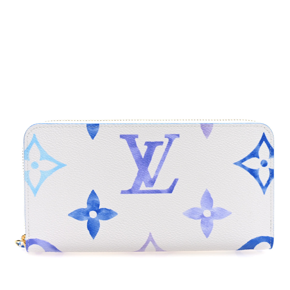 Monogram Giant By The Pool Zippy Wallet Resort Blue