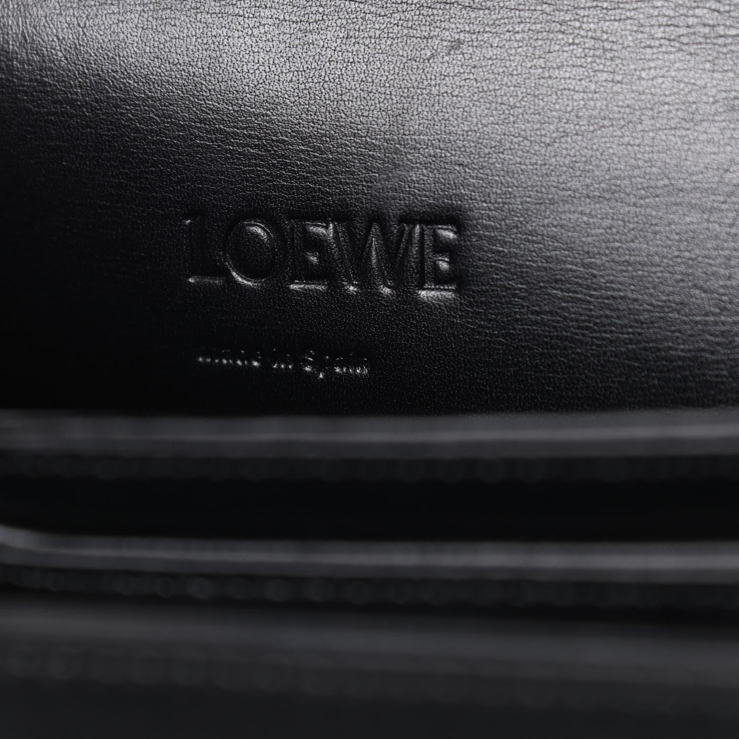 Loewe Calfskin Medium Barcelona Shoulder Bag Black 6 of 8