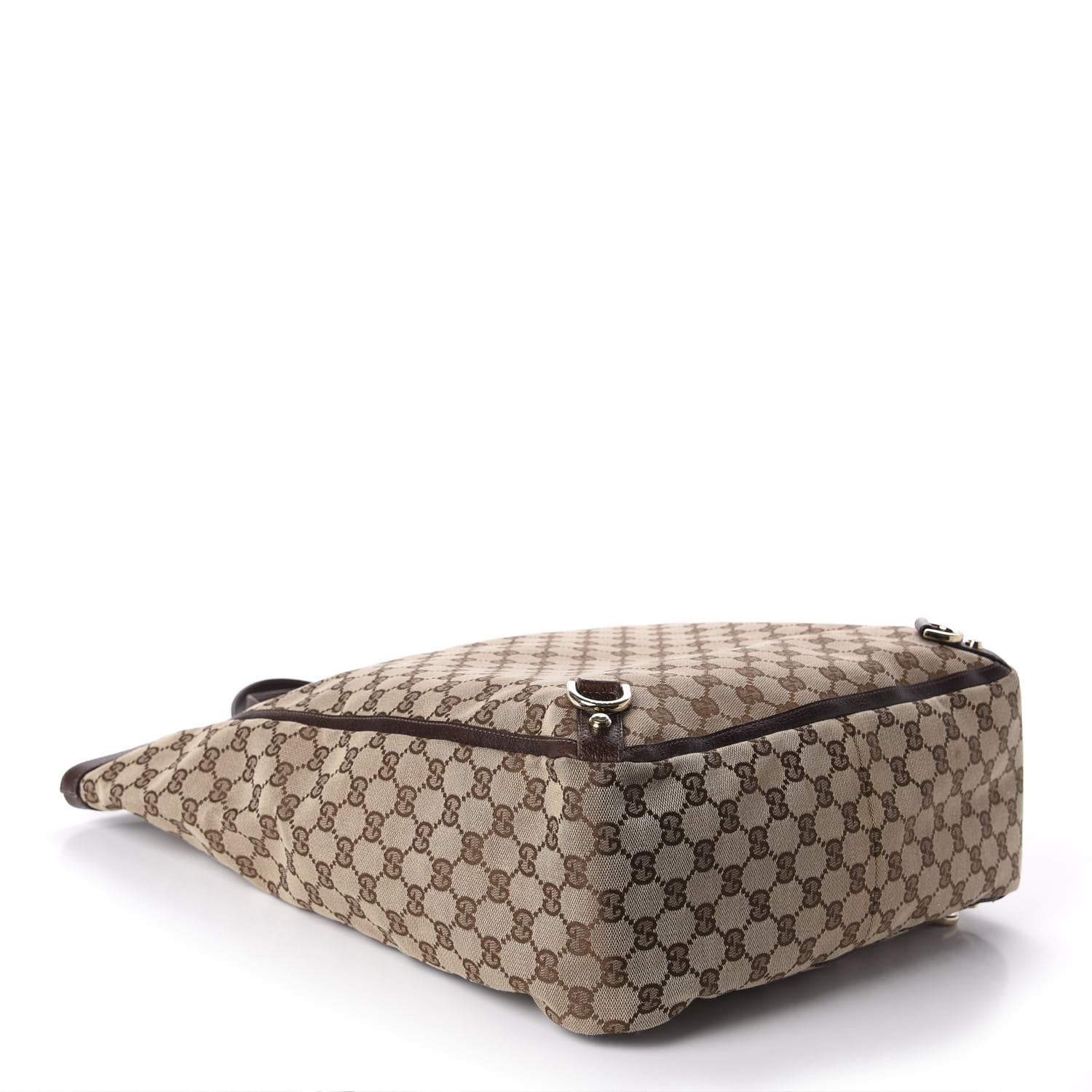 Gucci Monogram Abbey Tote Dark Brown 3 of 9