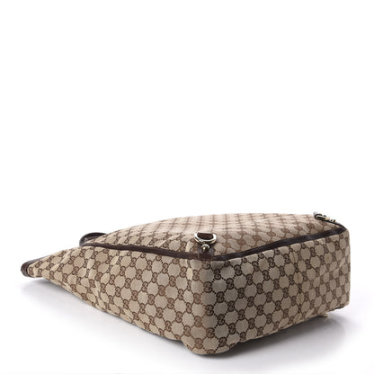 Gucci Monogram Abbey Tote Dark Brown 3 of 9