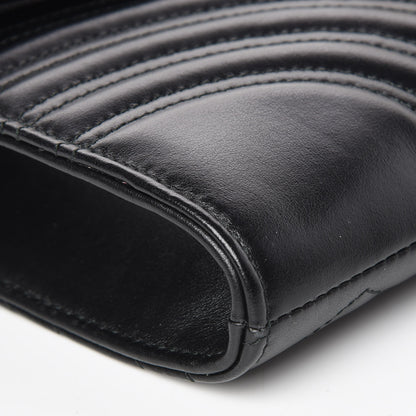 Gucci Calfskin Matelasse GG Marmont Clutch Black 6 of 9