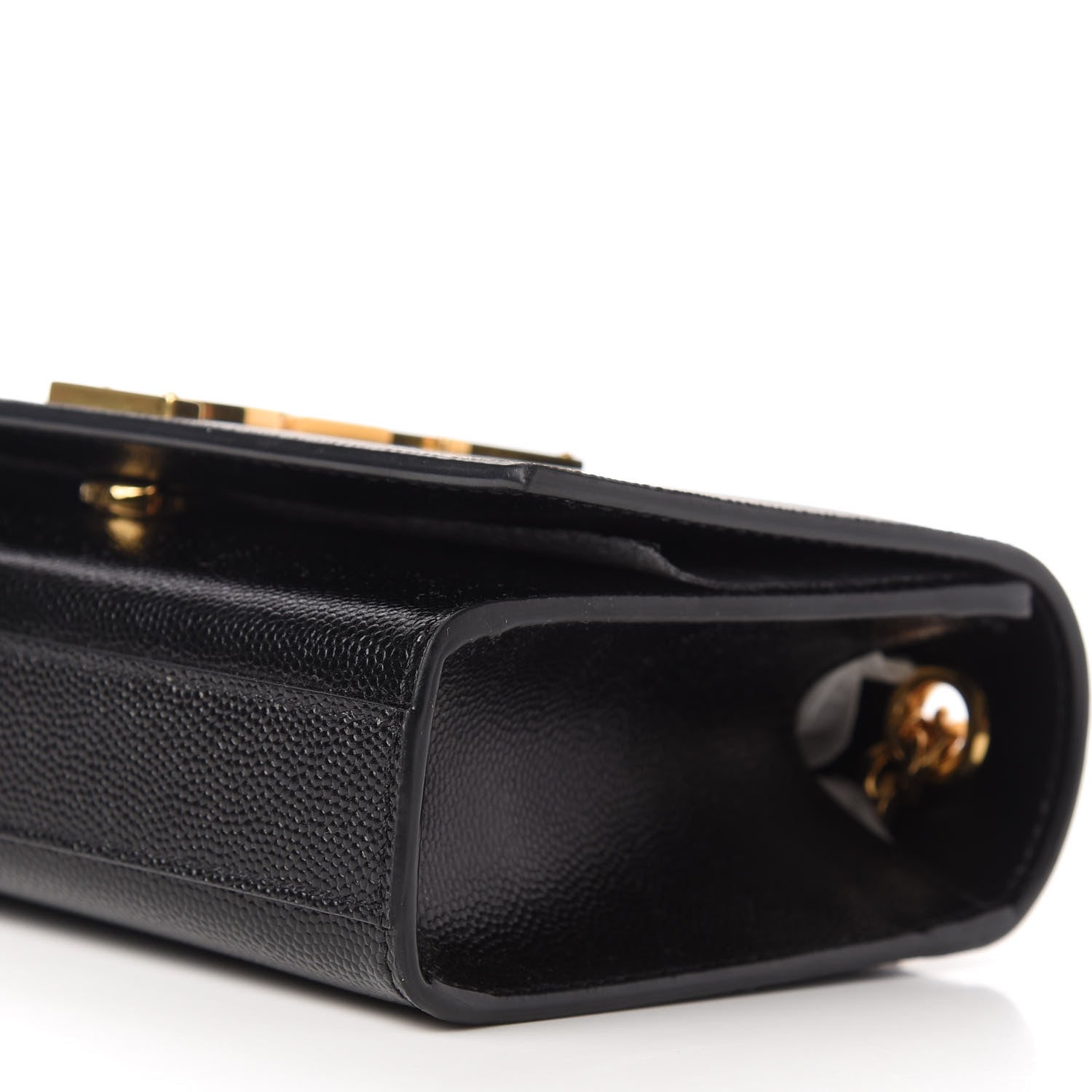 Saint Laurent Grain De Poudre Small Monogram Kate Satchel Black 7 of 10