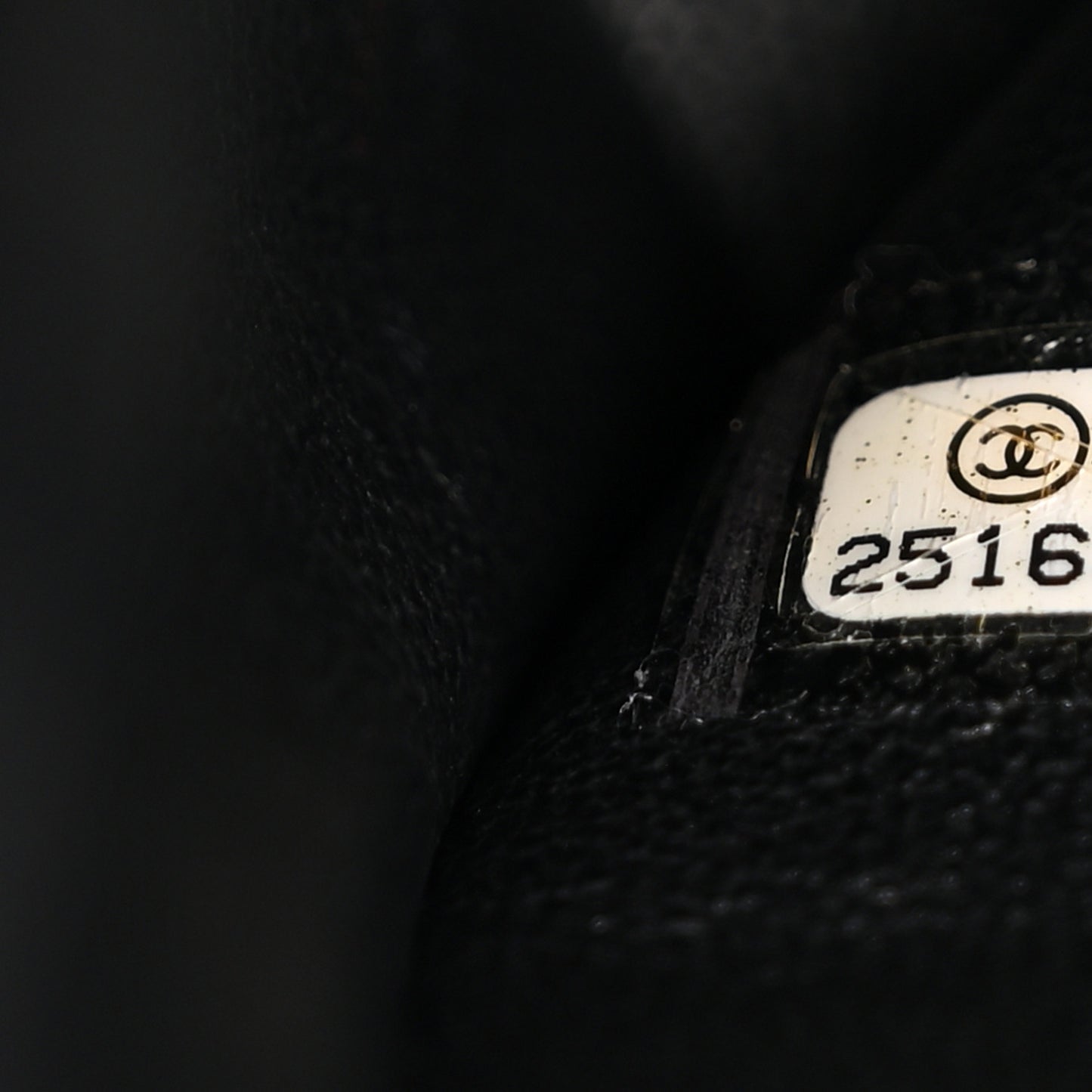 Glazed Calfskin Lizard Chevron Quilted Small Coco Handle Flap Black
