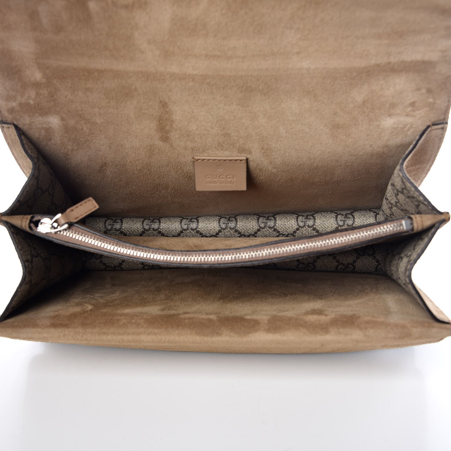 Gucci GG Supreme Monogram Small Dionysus Shoulder Bag Taupe 7 of 11