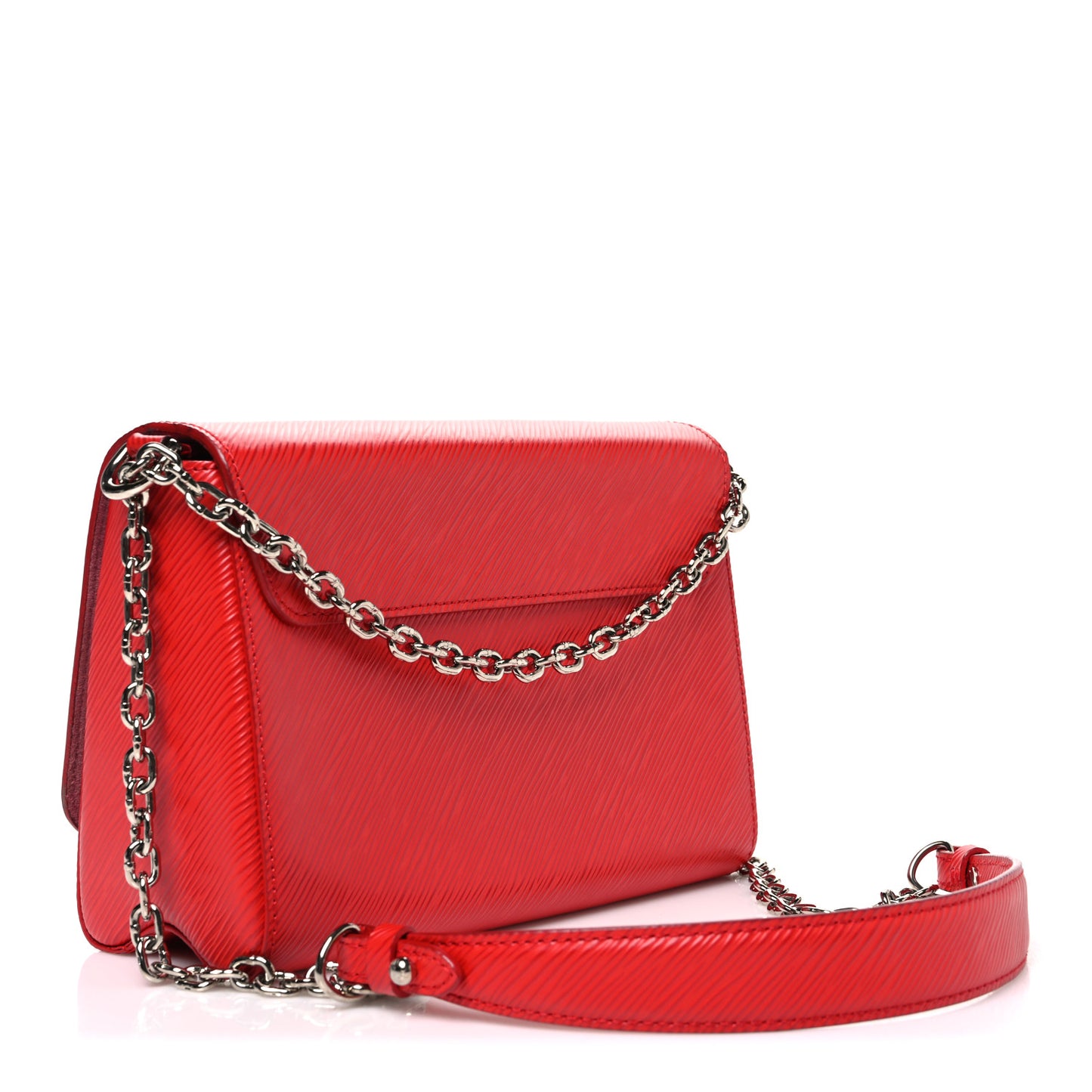 Epi Twist Shoulder Bag MM Coquelicot