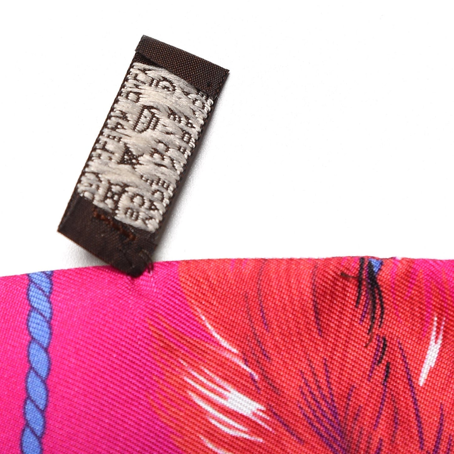 Silk Brazil Maxi Twilly Fuchsia Turquoise Vert