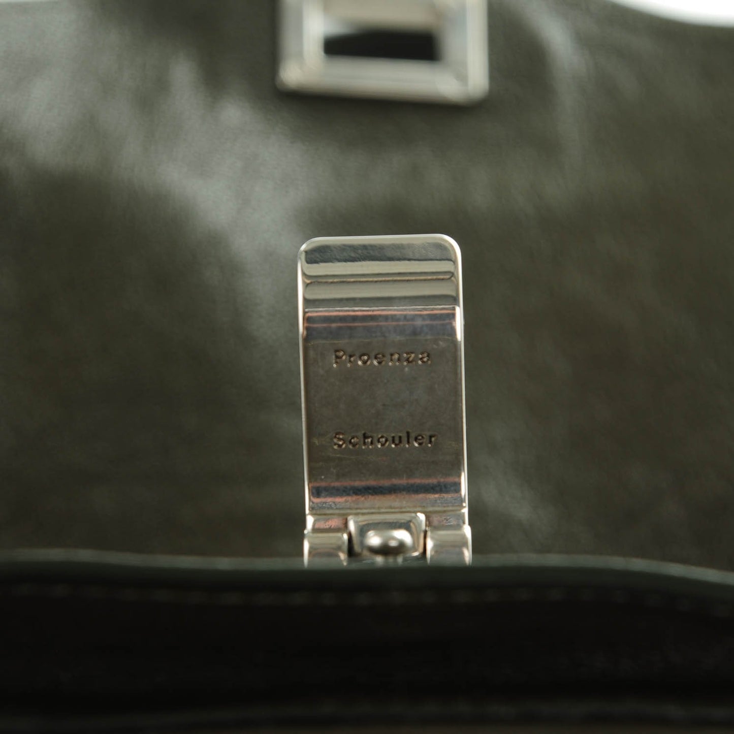 Lambskin Medium PS1 Satchel Military