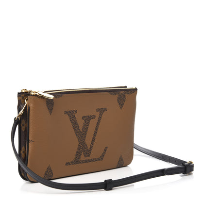 Louis Vuitton Reverse Monogram Giant Double Zip Pochette 3 of 8