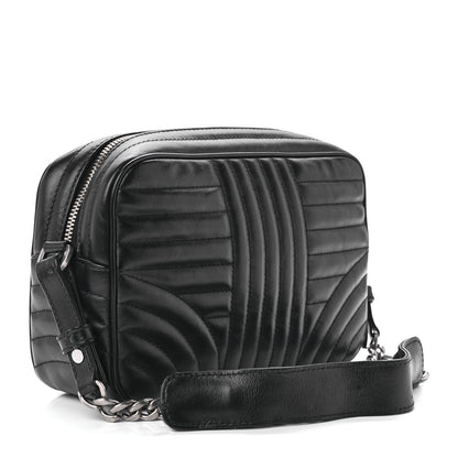 Prada Soft Calfskin Diagramme Camera Bag Black 3 of 11