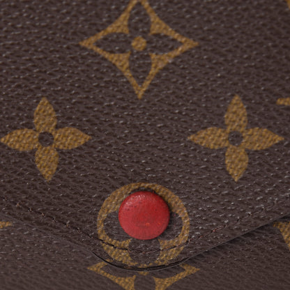 Louis Vuitton Monogram Josephine Wallet Red 14 of 20