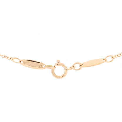 Tiffany 18K Rose Gold Diamond .03ct Elsa Peretti Diamonds by the Yard Pendant Necklace 4 of 4