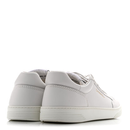 Chanel Calfskin Womens CC Logo Sneakers 39 White 6 of 10