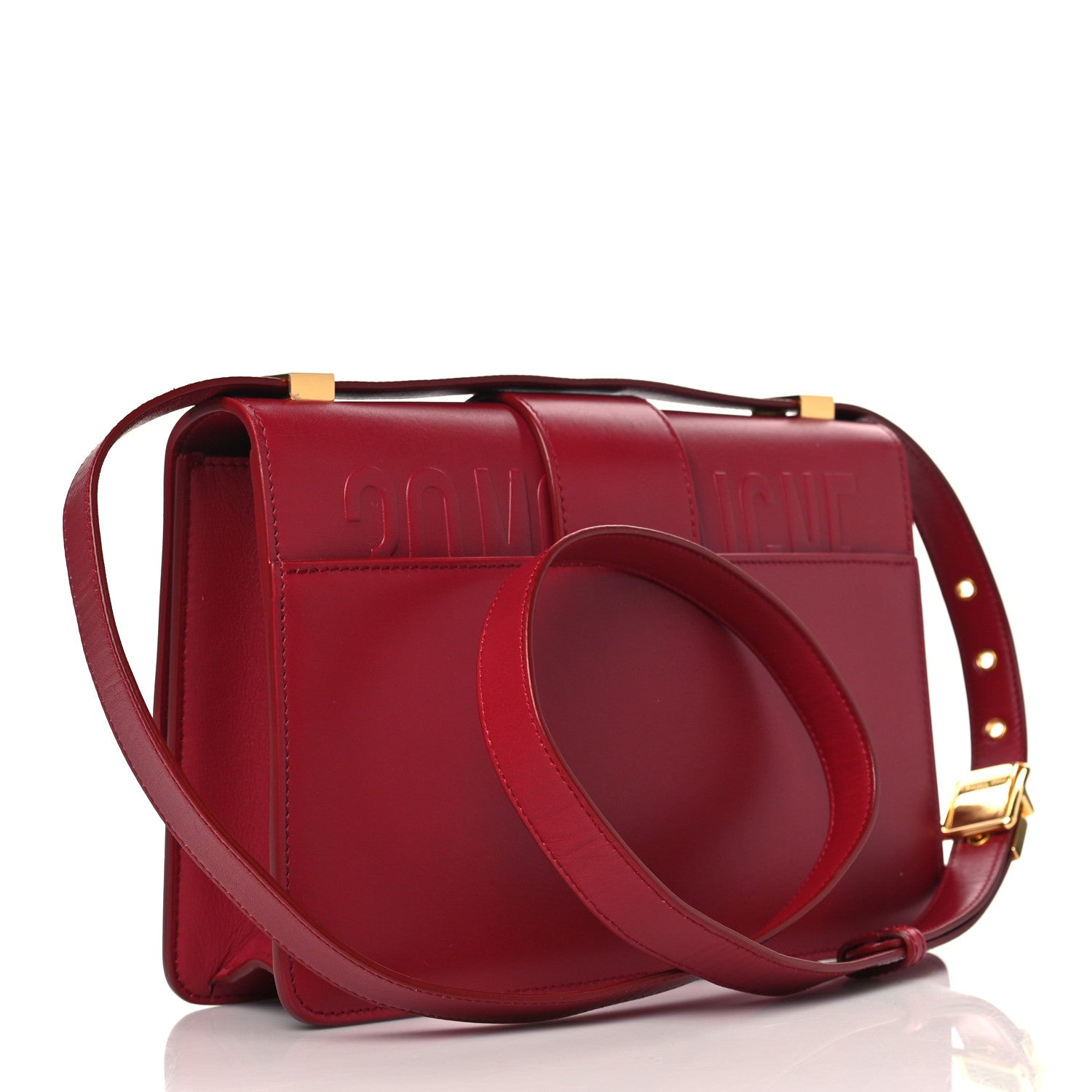 Christian Dior Smooth Calfskin 30 Montaigne Flap Bag Fuchsia 2 of 8