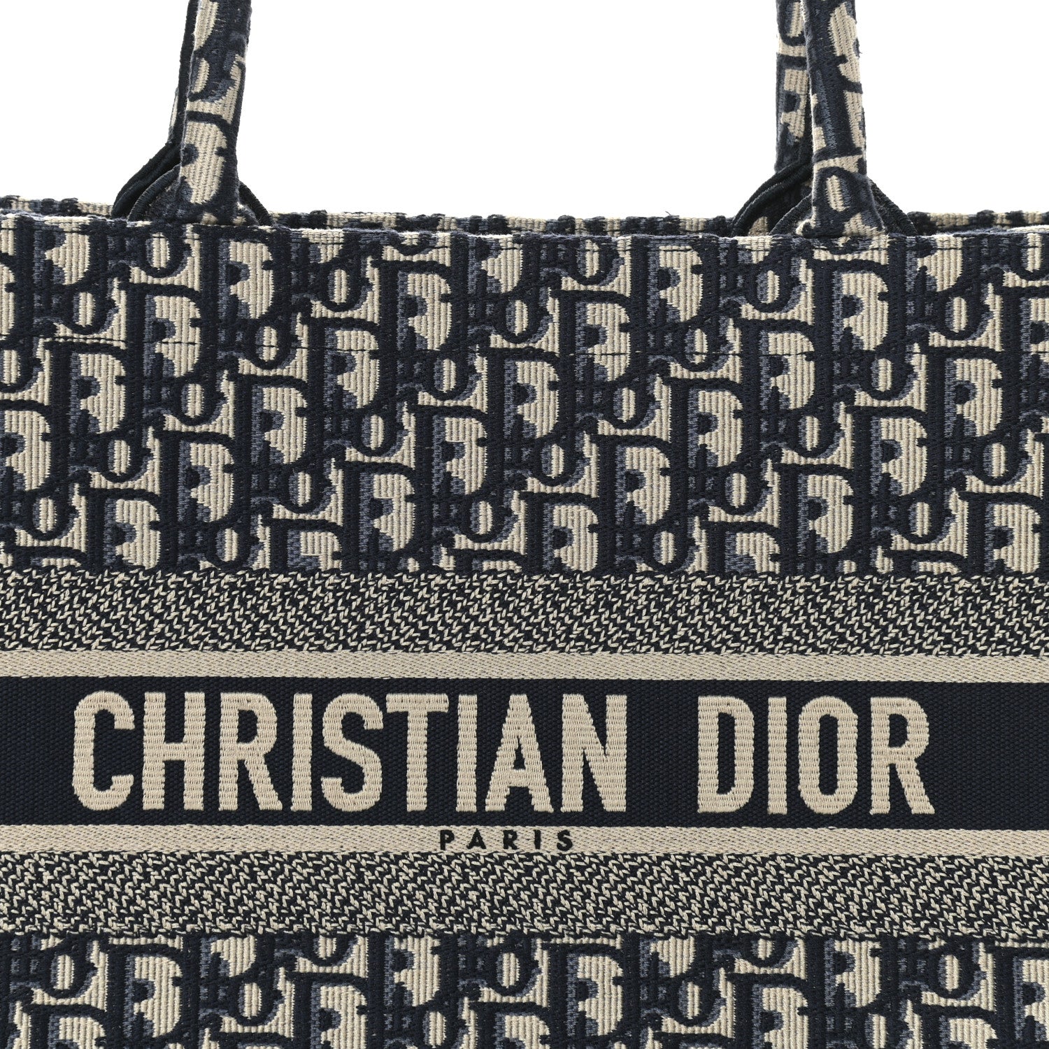 Christian Dior Oblique Medium Book Tote Blue Multicolor 8 of 10