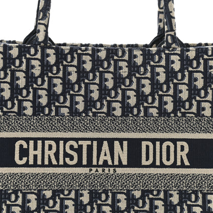 Christian Dior Oblique Medium Book Tote Blue Multicolor 8 of 10