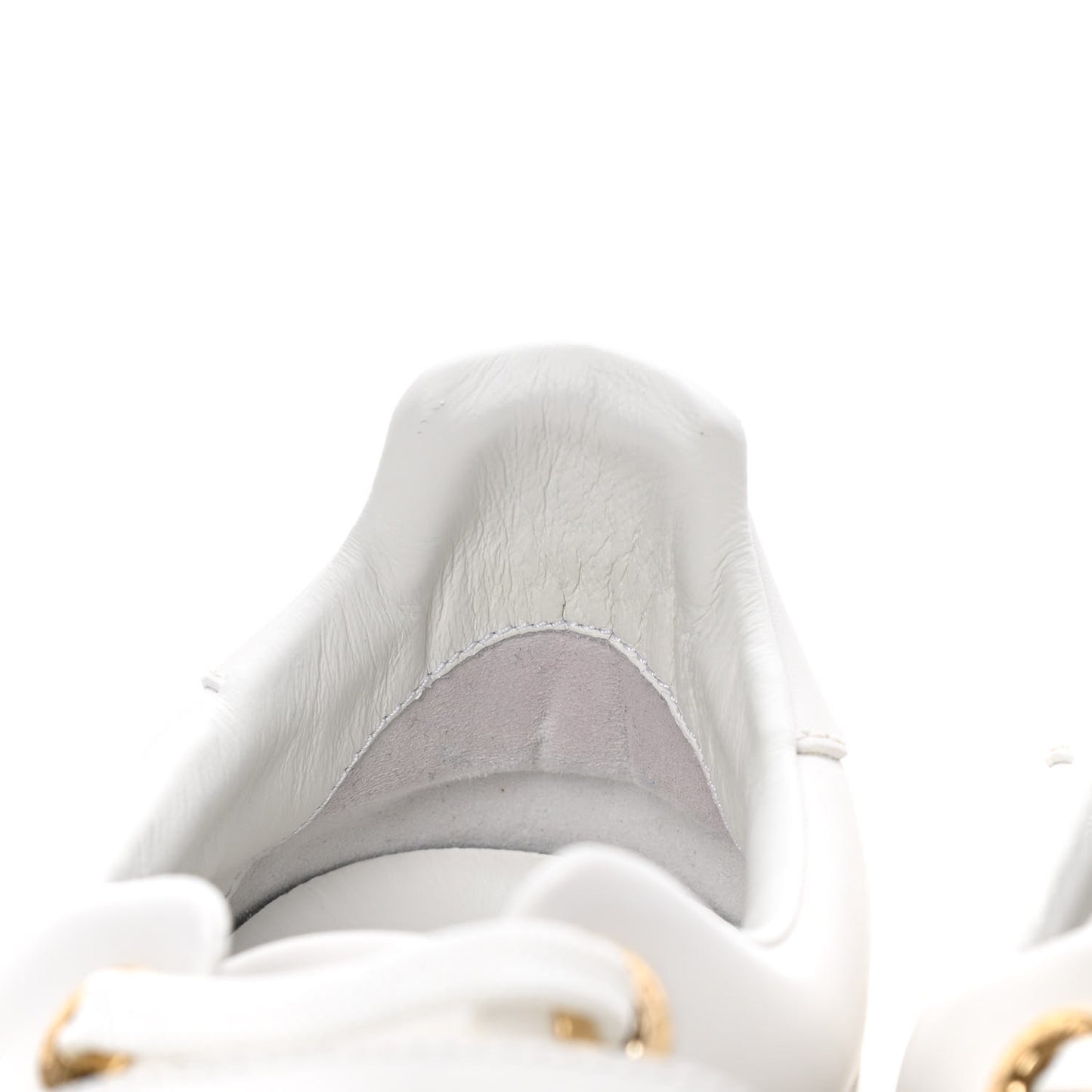Calfskin Front Row Sneaker 38.5 White