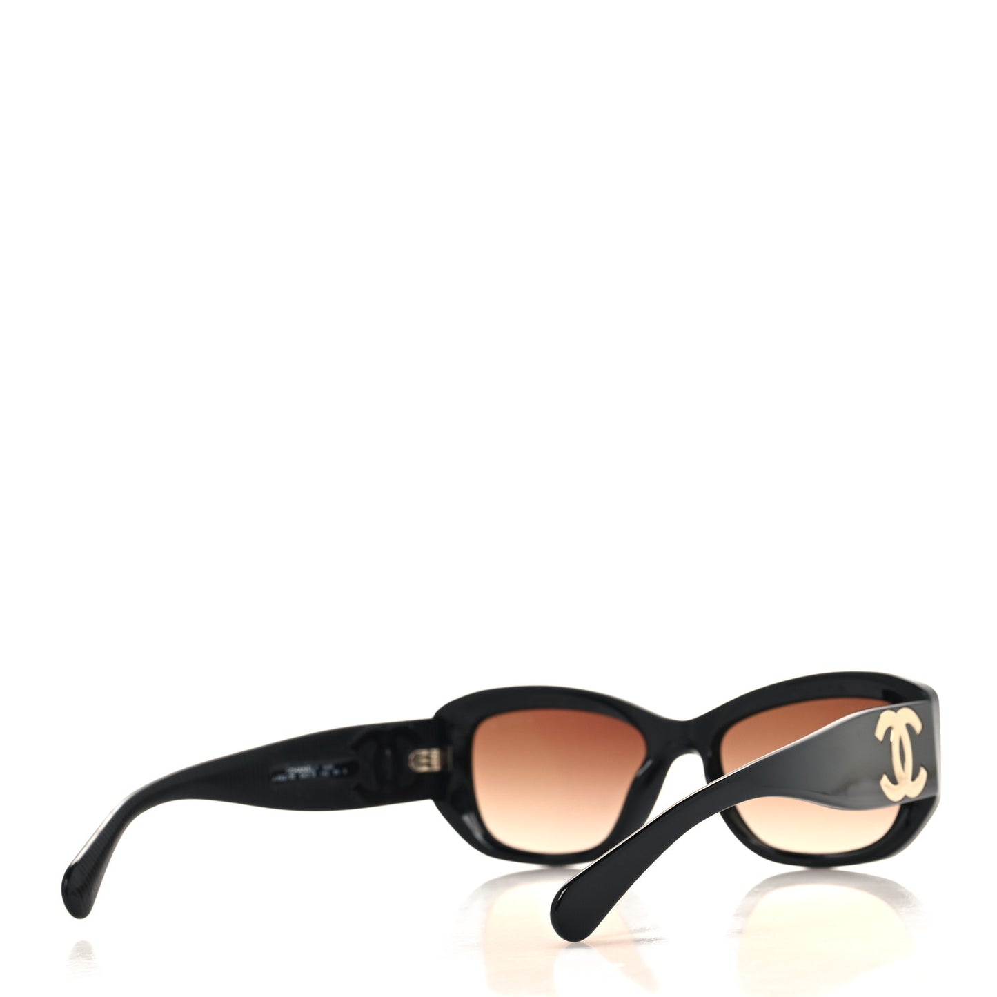 Acetate Rectangle Sunglasses 5493 Black
