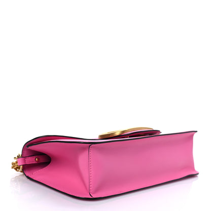Valentino Garavani Calfskin Vlogo Loco Shoulder Bag Feminine Pink 4 of 10