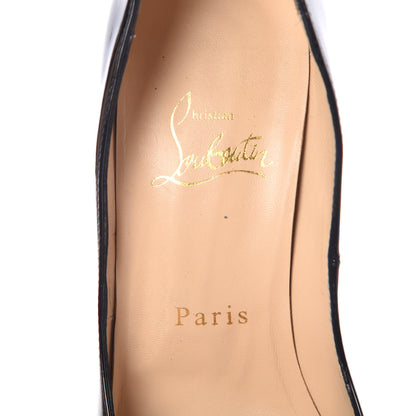 Christian Louboutin Patent Lady Peep 150 Pumps 36.5 Black 9 of 11