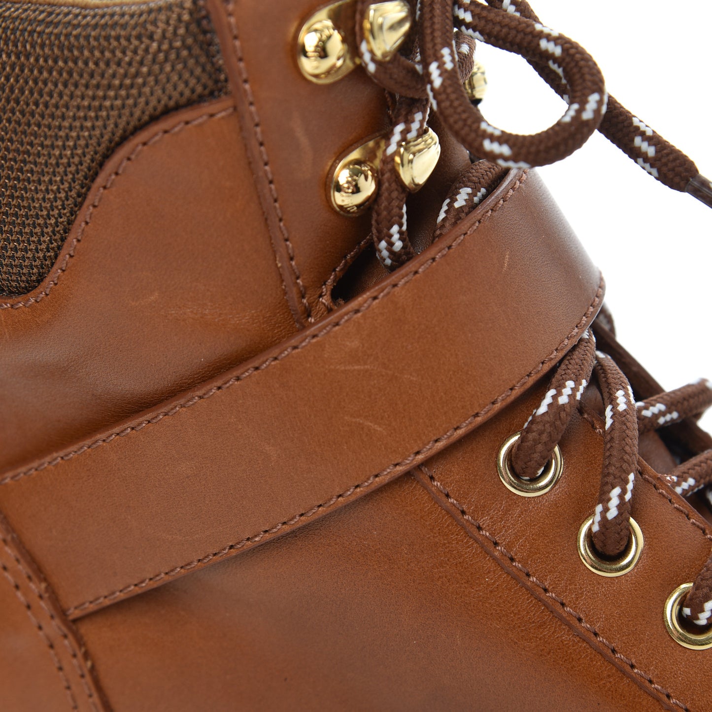 Calfskin Territory Ranger Combat Boots 37.5 Cognac