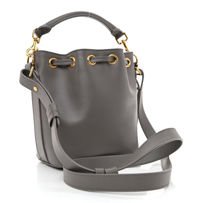 Saint Laurent Calfskin Small Emmanuelle Bucket Bag Fog 2 of 8