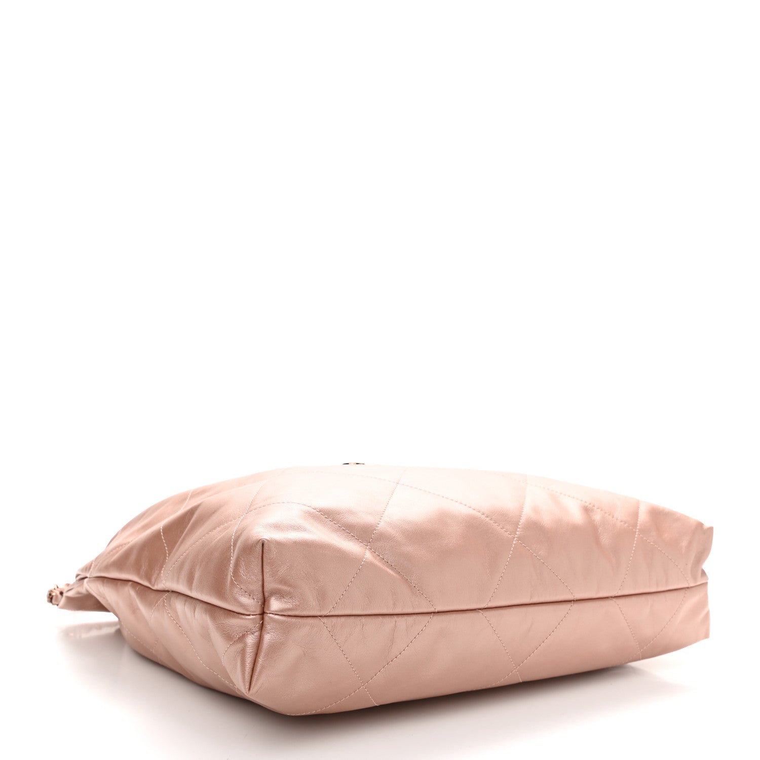 Chanel Metallic Calfskin Quilted Chanel 22 Pink 5 of 11