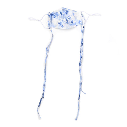 Louis Vuitton Monogram Tapestry Bandana Face Mask Blue 1 of 4
