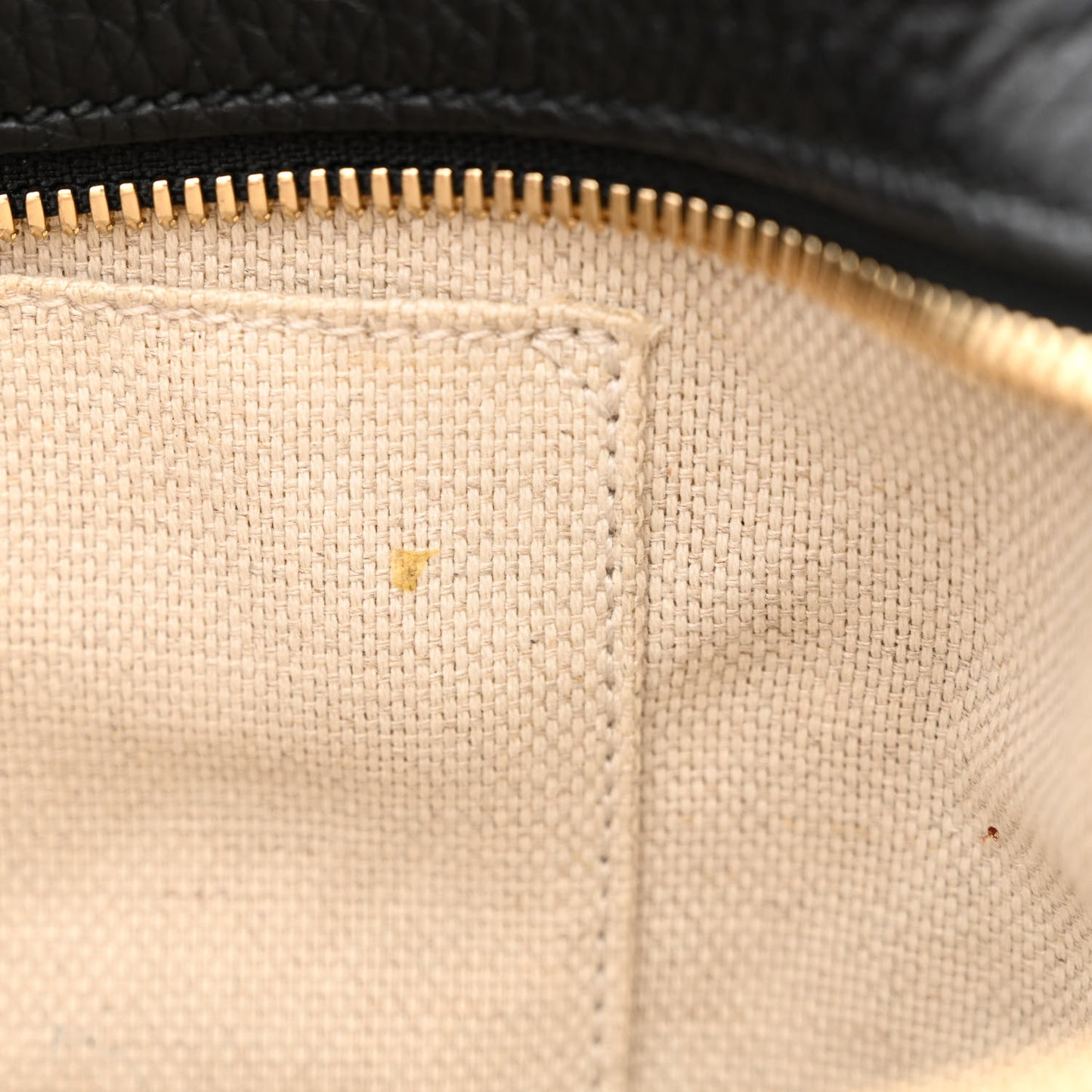 Pebbled Calfskin Small Soho Disco Bag Black
