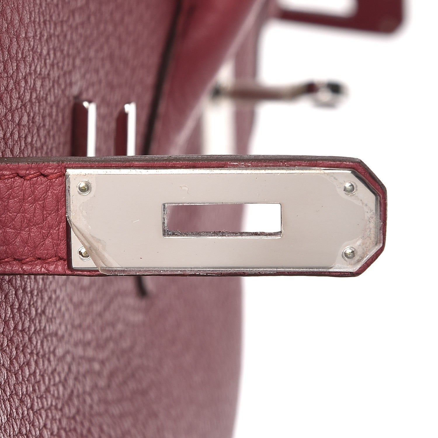 Hermes Taurillon Clemence Birkin 40 Bois de Rose 12 of 34