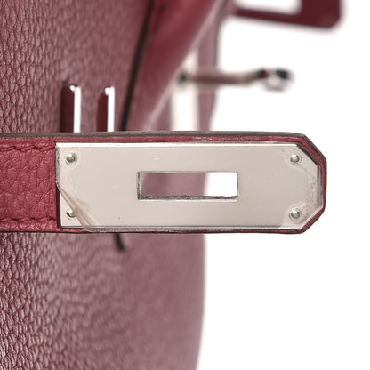 Hermes Taurillon Clemence Birkin 40 Bois de Rose 12 of 34
