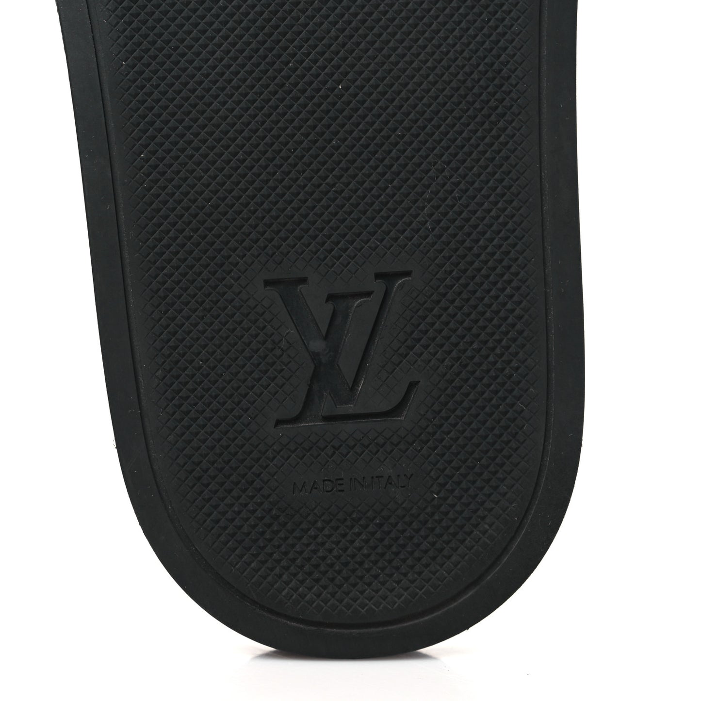 Rubber Monogram Mens Waterfront Mules 8.5 Macassar
