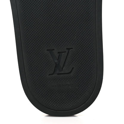 Louis Vuitton Rubber Monogram Mens Waterfront Mules 8.5 Macassar 6 of 8