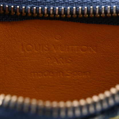 Louis Vuitton LOUIS VUITTON Monogram Denim Key Pouch Blue 6 of 6