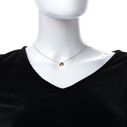 Van Cleef & Arpels 18K Yellow Gold Diamond Mini Frivole Pendant Necklace 2 of 6