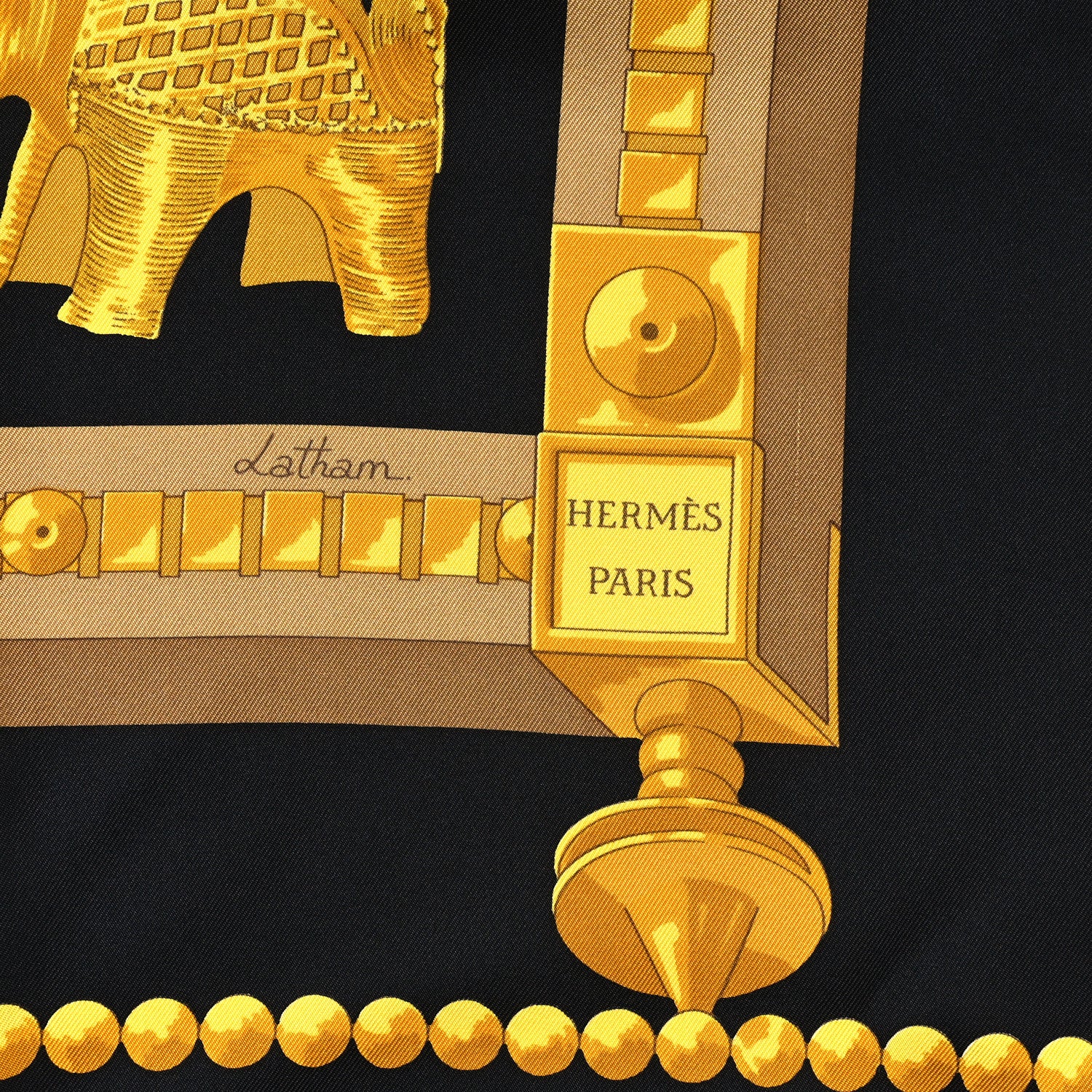 Hermes Silk Cuillers d'Afrique Scarf 90 2 of 3