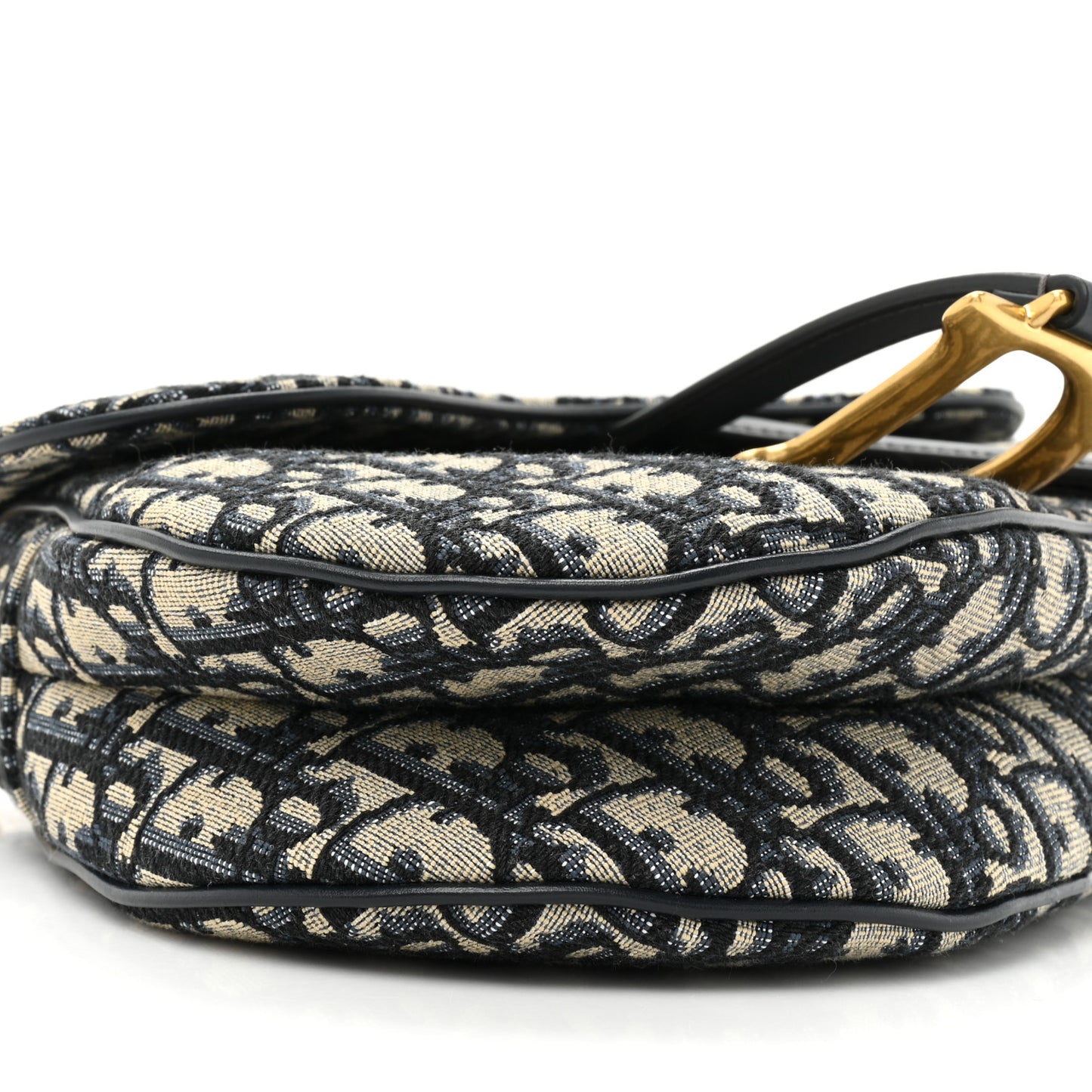 Oblique Saddle Bag With Strap Blue