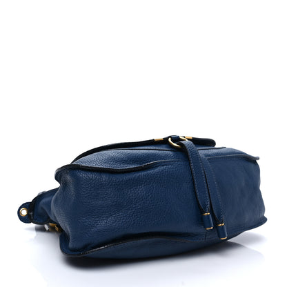 Chloe Calfskin Medium Marcie Satchel Royal Navy 4 of 7