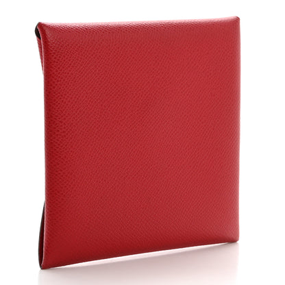 Hermes Epsom Bastia Coin Purse Rouge Piment 3 of 11