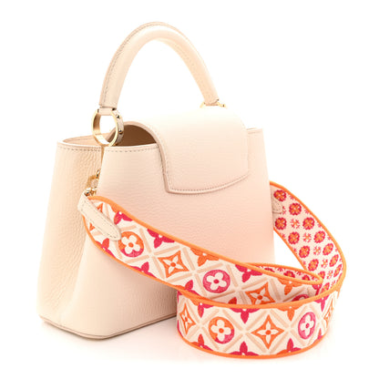 Louis Vuitton Taurillon By The Pool Capucines BB Pearly Cream Coral 3 of 10