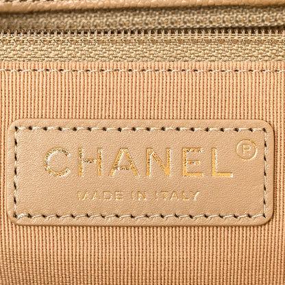 Chanel Caviar Quilted Large Shopping Tote Dark Beige 6 of 10