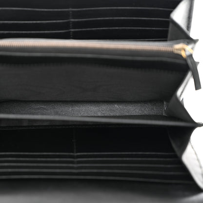 Gucci Calfskin Matelasse GG Marmont Chain Wallet Black 5 of 10