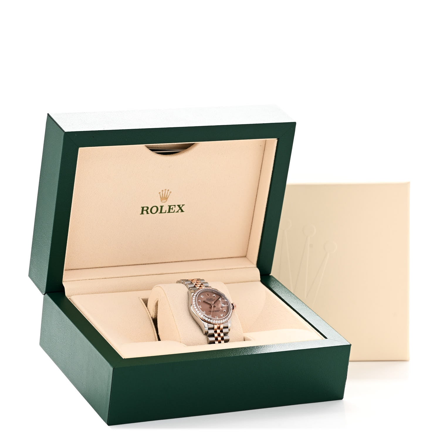 Rolex Stainless Steel 18K Everose Gold Diamond 31mm Oyster Perpetual Datejust Watch Pink 278381RBR 5 of 5