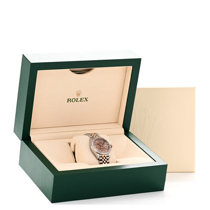 Rolex Stainless Steel 18K Everose Gold Diamond 31mm Oyster Perpetual Datejust Watch Pink 278381RBR 5 of 5